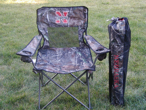 Nebraska Realtree Camo Chair