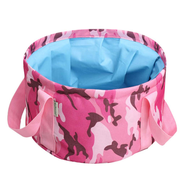 Folding Bucket Portable Collapsible Bucket Wash Kit Collapsible Sink,15 L