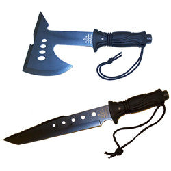 Deep Woods Survivor Axe & Knife